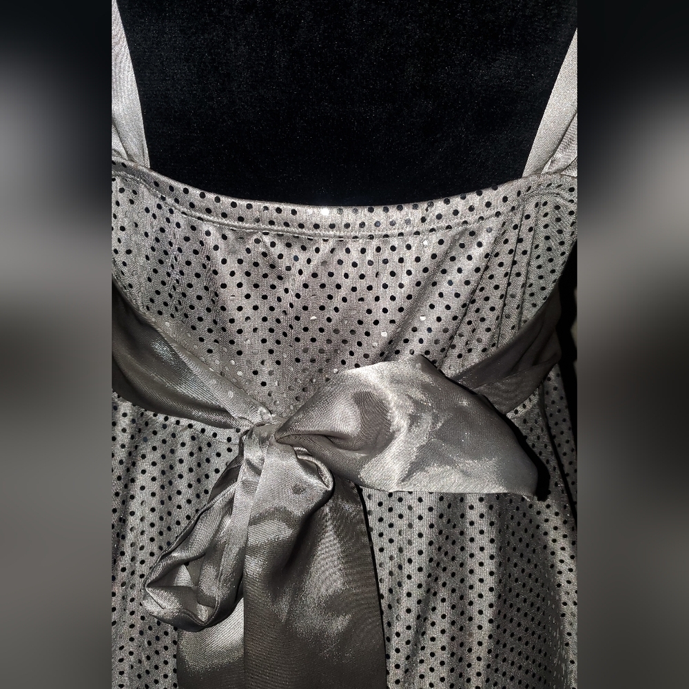 Appropriate Behavior Silver/Grey Sequin Dress Siz… - image 5